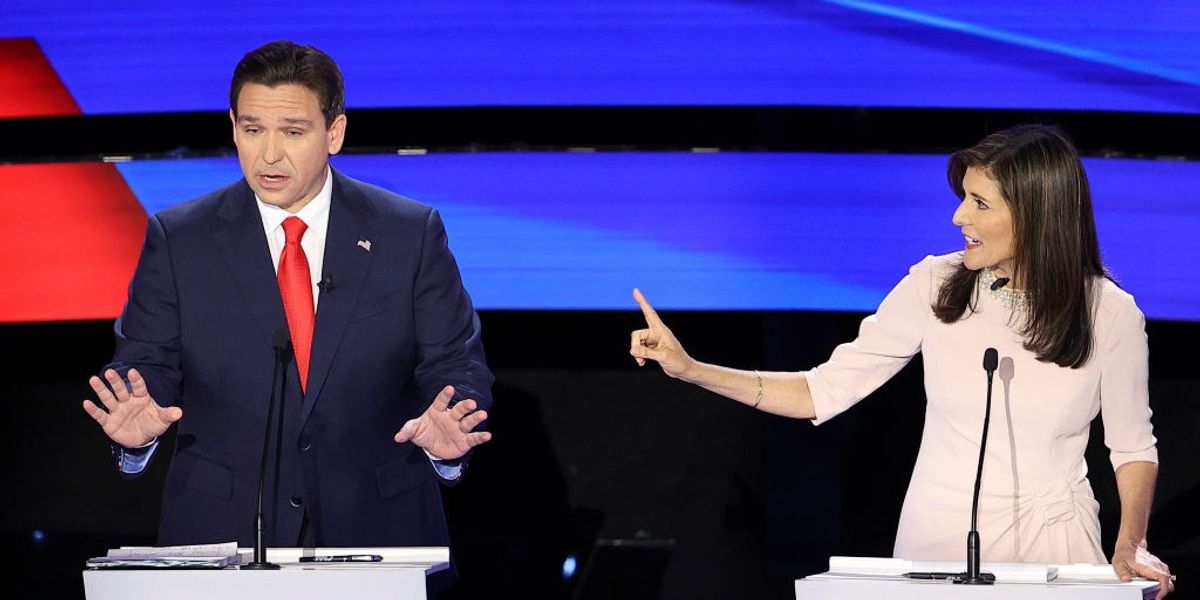 NextImg:Disney DEFENDED by Nikki Haley in tense clash with Ron DeSantis