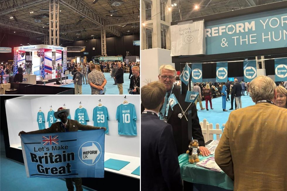 GB News grabbed some photos from inside the NEC