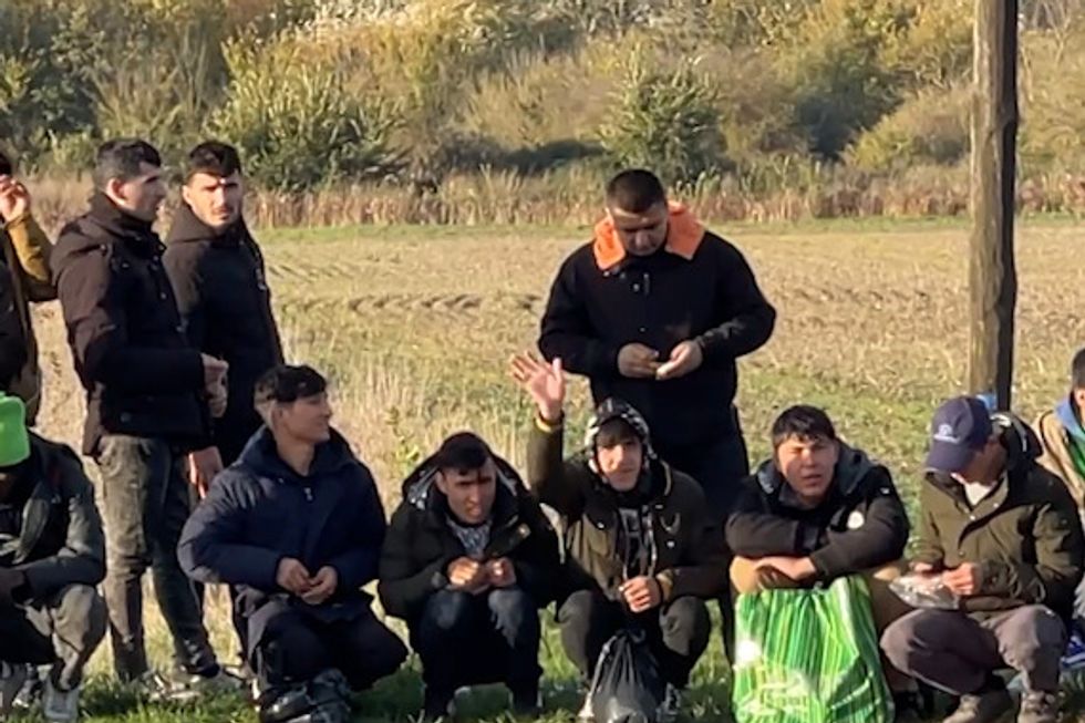GB News has seen evidence of up 6,000 migrants waiting near the Channel coast in north west France,