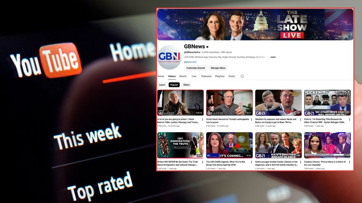 GB News racks up 2.5 BILLION views on YouTube