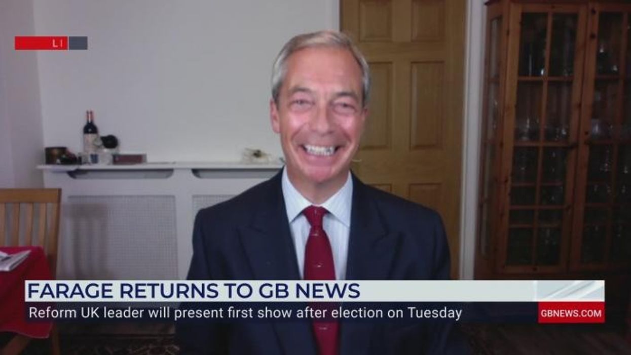 'GB News is the best place I have ever worked!' Nigel Farage RETURNS to Britain's News channel