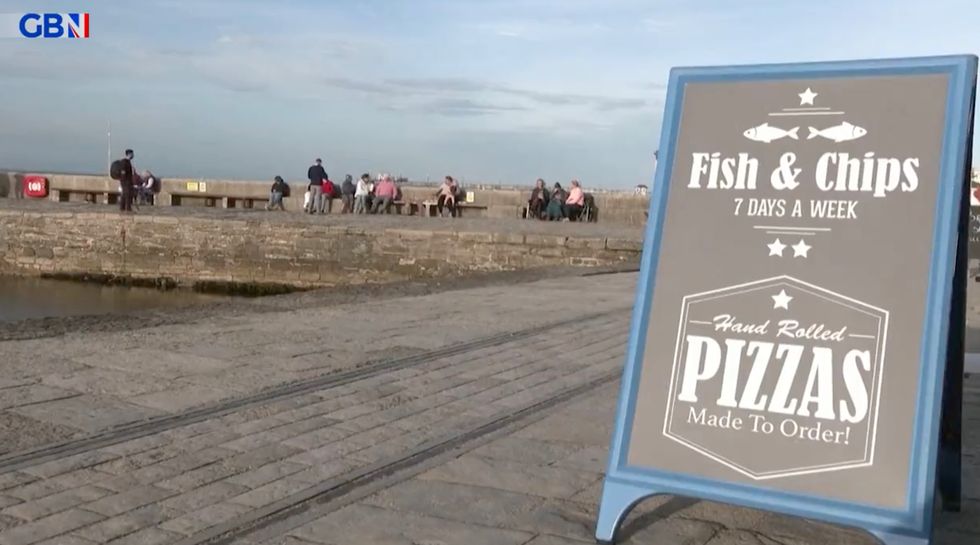 GB News' Jeff Moody worked on a special fish and chips report
