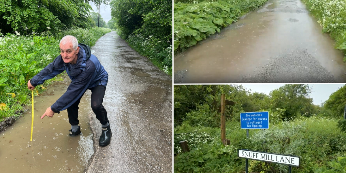 NextImg:Angry pensioner locked in DECADES-long pothole battle with East Yorkshire Council
