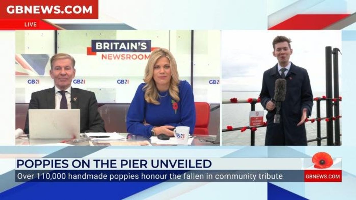 Britain's largest poppy installation unveiled as over 110,000 put on display