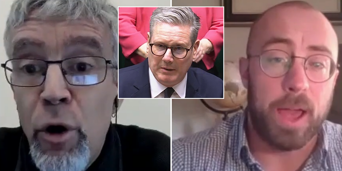 NextImg:Keir Starmer branded a ‘warmonger’ in heated GB News row over Ukraine: ‘Completely scandalous!’