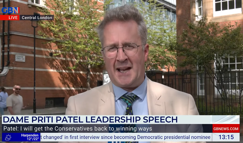 GB News' political editor Christopher Hope has erred on the side of caution about anyone reaching early conclusions about the ongoing Tory leadership contest