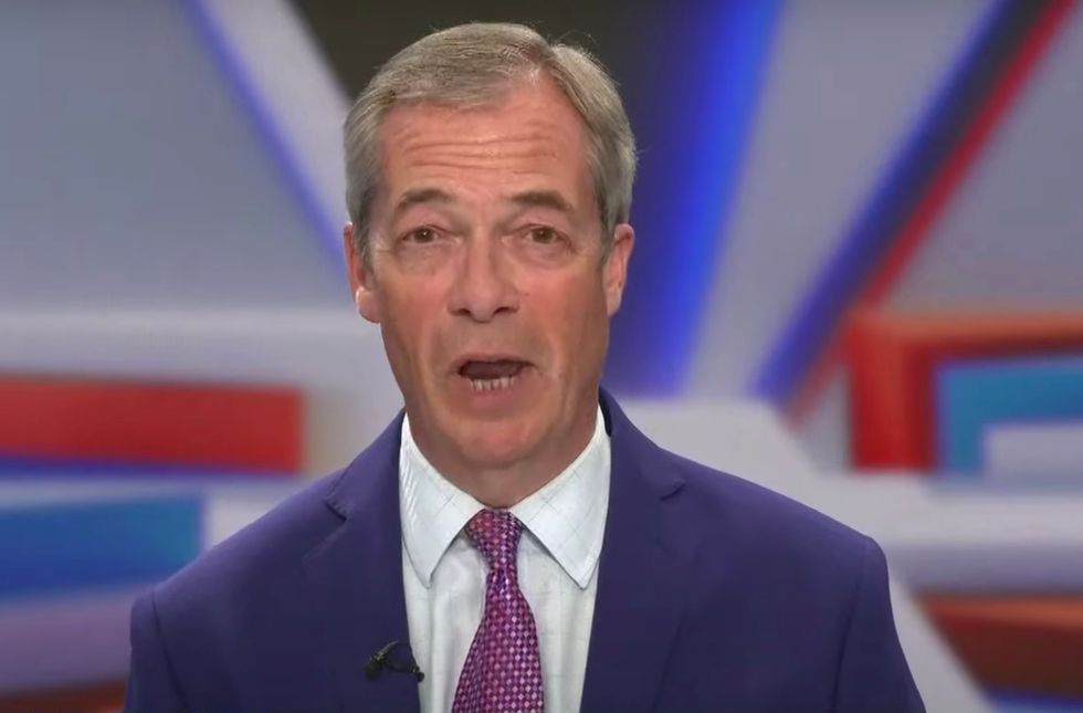 GB News presenter Nigel Farage