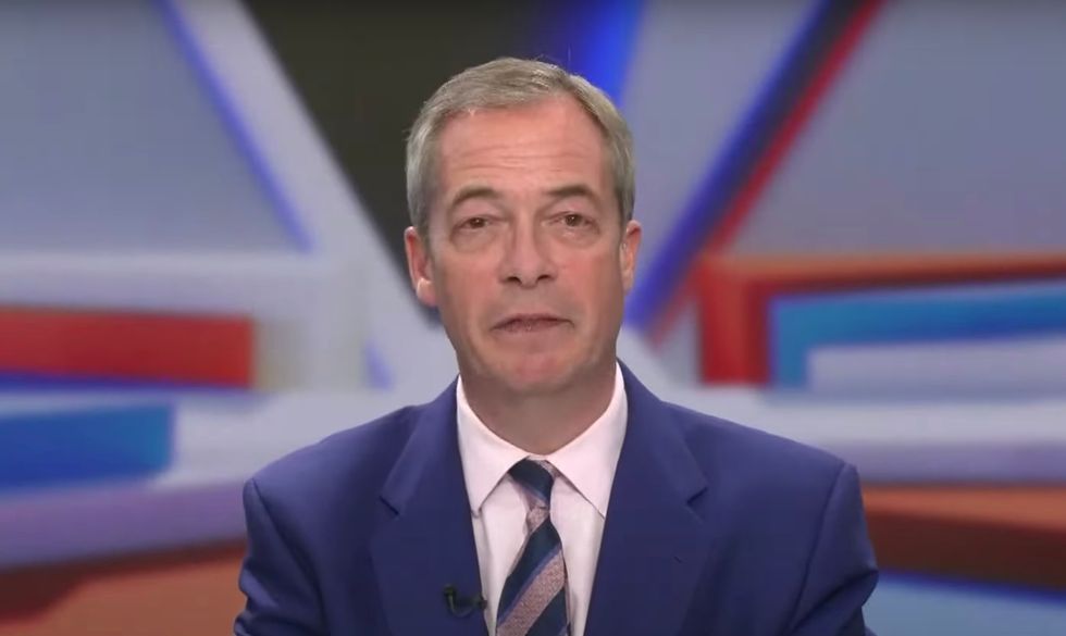 GB News presenter Nigel Farage