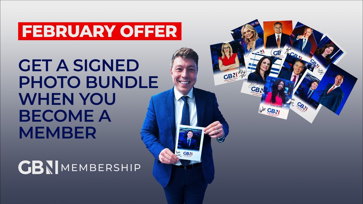 GB News presenter signed photos offer