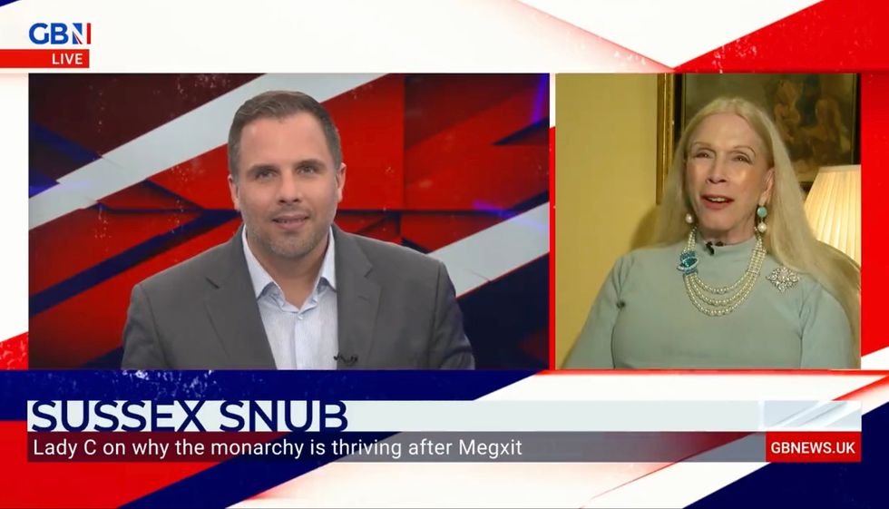 GB News Presenters Dan Wootton speaks to Lady Colin Campbell about the Sussex's
