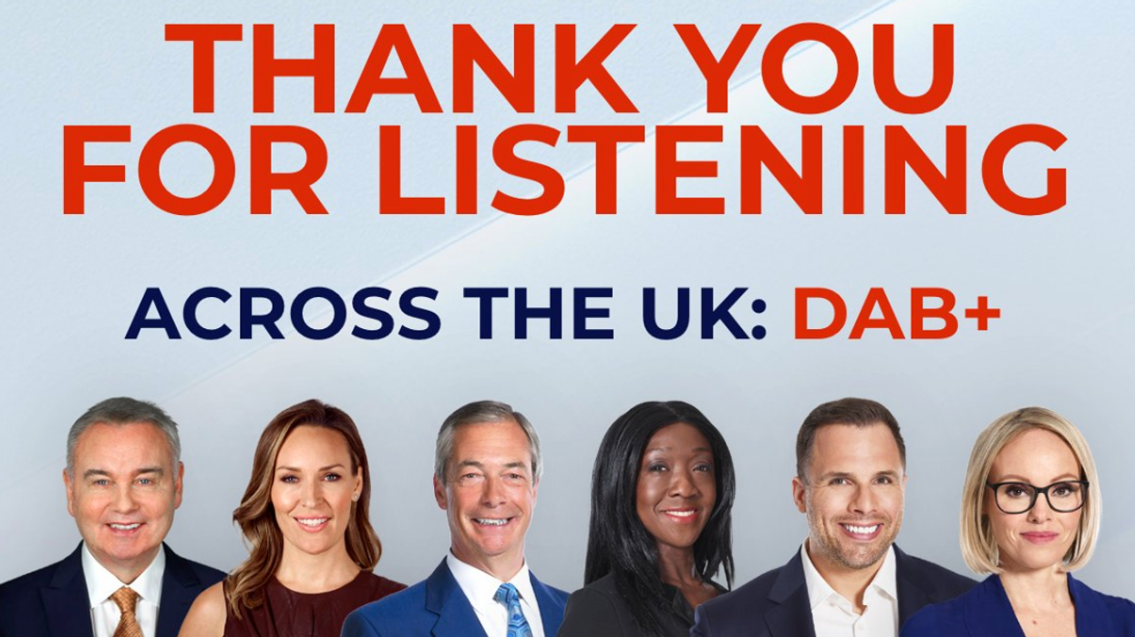 GB News is UK's number one news radio station in prime time