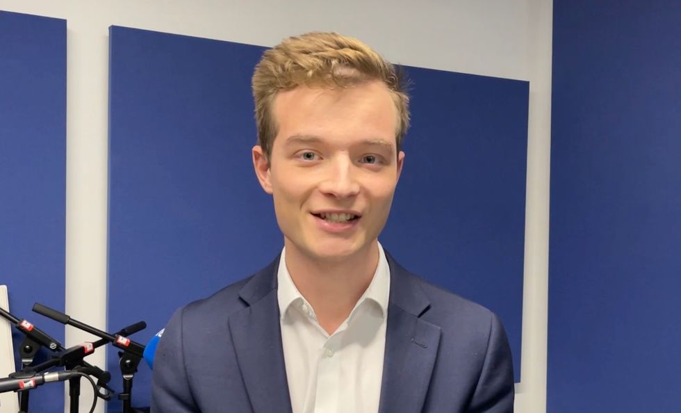 GB News' royal reporter Cameron Walker