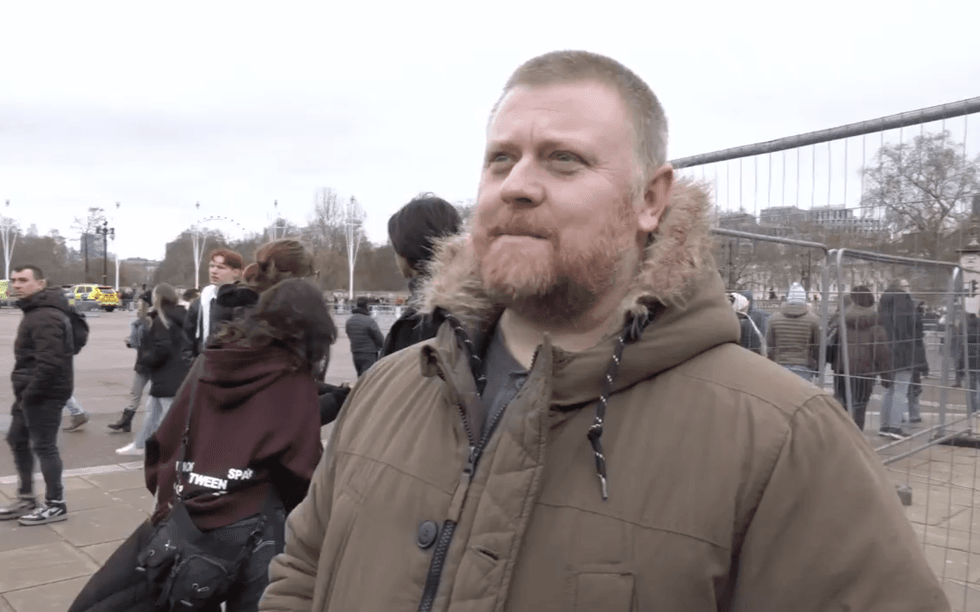 GB News spoke to people outside Buckingham Palace
