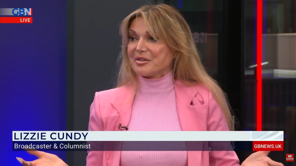 GB News star Lizzie Cundy