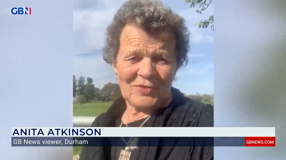 GB News viewer Anita Atkinson