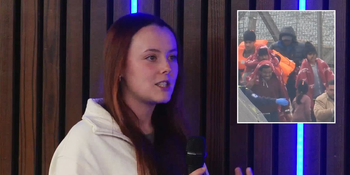 NextImg:'I'm scared for my life!' Young GB News viewer fears for her safety amid record number of migrant crossings: 'I don't feel safe'