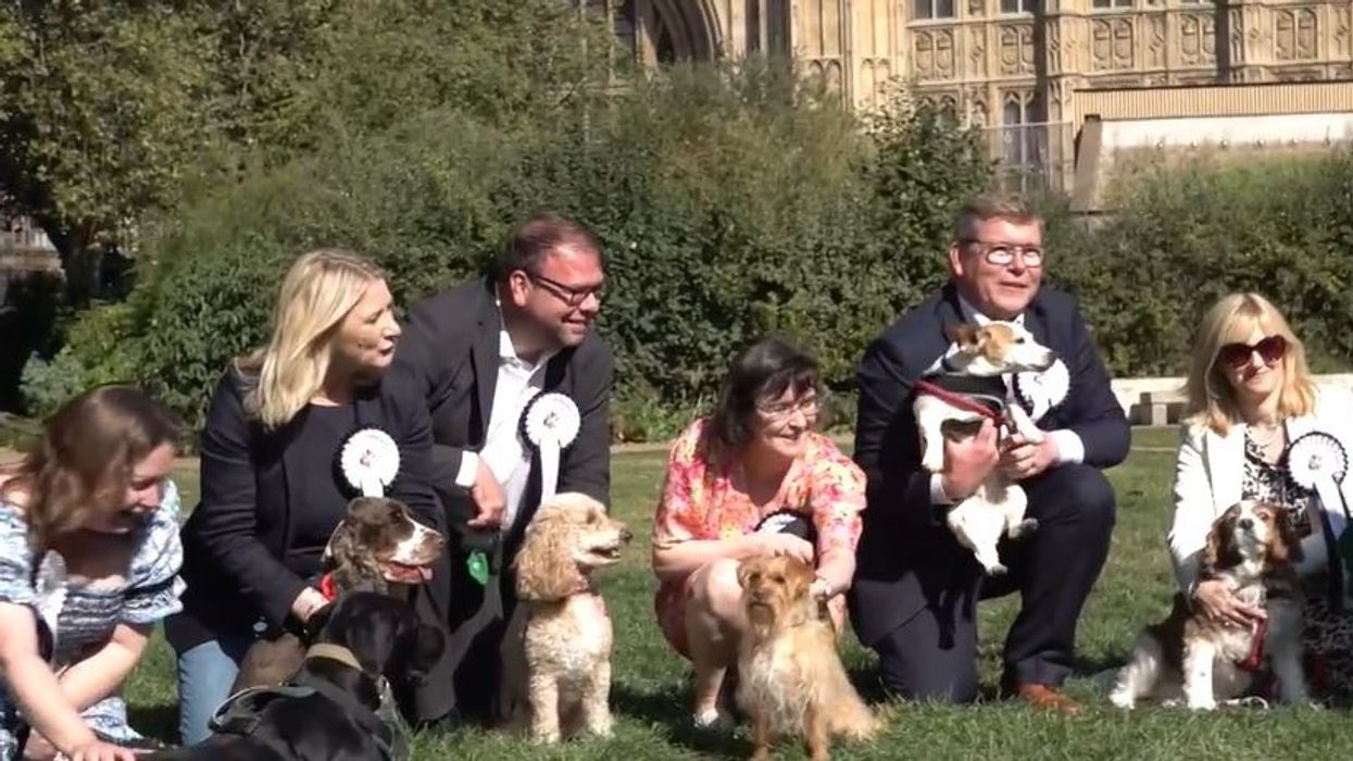 GB News was live at the scene for the biggest battle in Westminster...