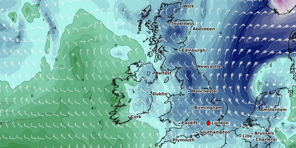 NextImg:UK long-range forecast: New maps predict heavy snow to lash Britain amid freezing -10C Scandinavian ice bomb