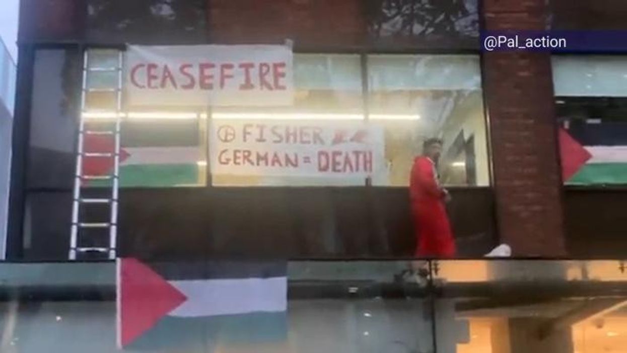 Palestine activists occupy building in Manchester as they release address and demand more join them