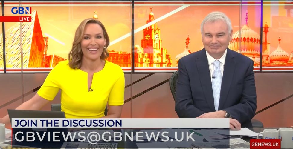 GB presenter Eamonn Holmes spoke about revenge while talking to his co-star Isabel Webster