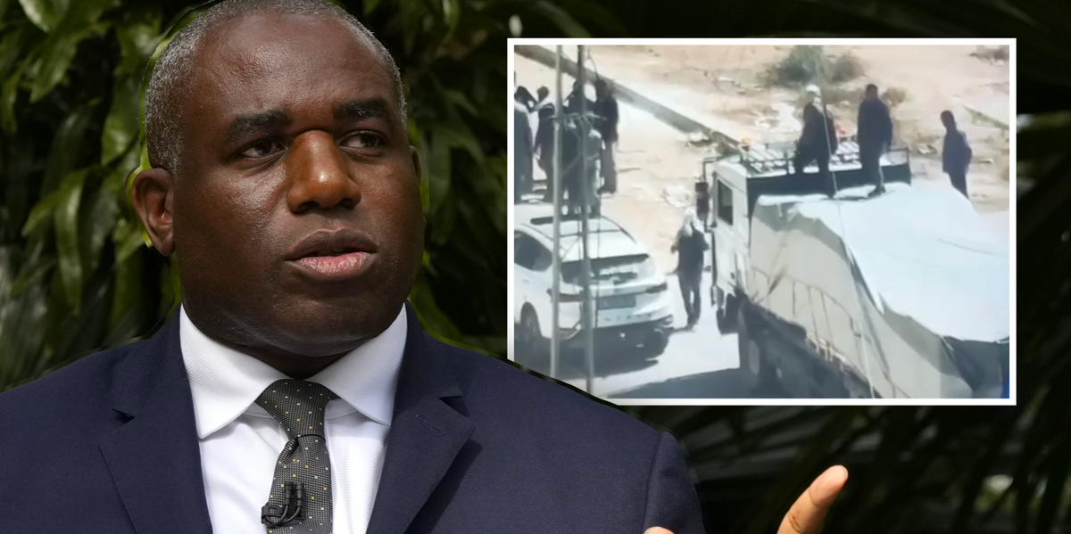 NextImg:Labour accused of 'bowing to the mob' over Israel arms ban after 'armed Hamas gunmen hijack food aid trucks'