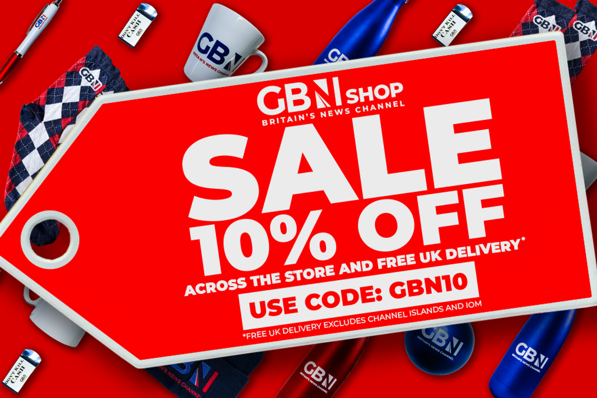 GBN Shop boxing sale banner over a selection of merchandise from the exclusive store  