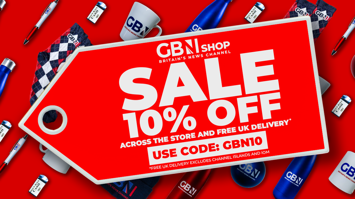 GBN Shop boxing sale banner over a selection of merchandise from the exclusive store