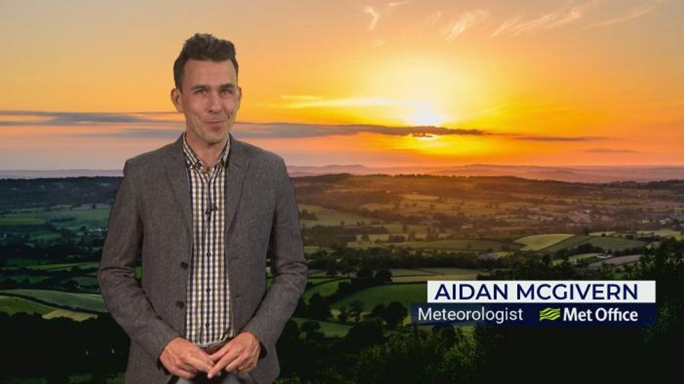 Weather: Hot sunshine spell ends with heavy rain and thunder later