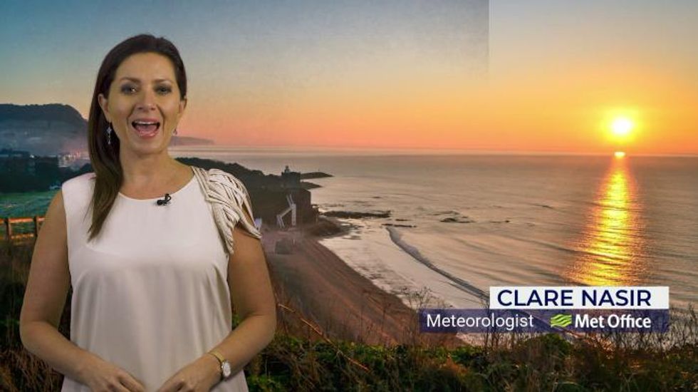 UK Weather: Bright and mostly dry Wednesday