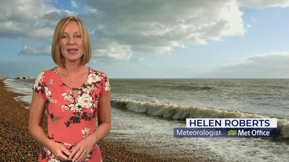 UK Weather: Dry with sunny spells, with chance of thunderstorms in far south