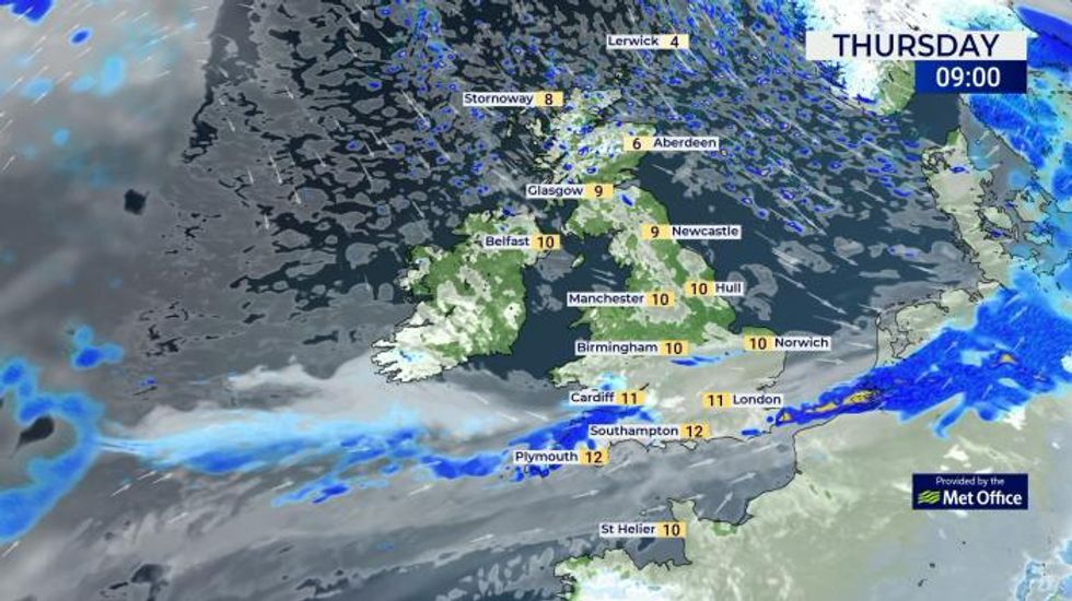 UK weather: Gales in northeast easing, bright for many, cold tonight