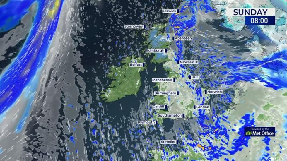 Weather: Bright with sunny spells in the west with early showers gradually fading