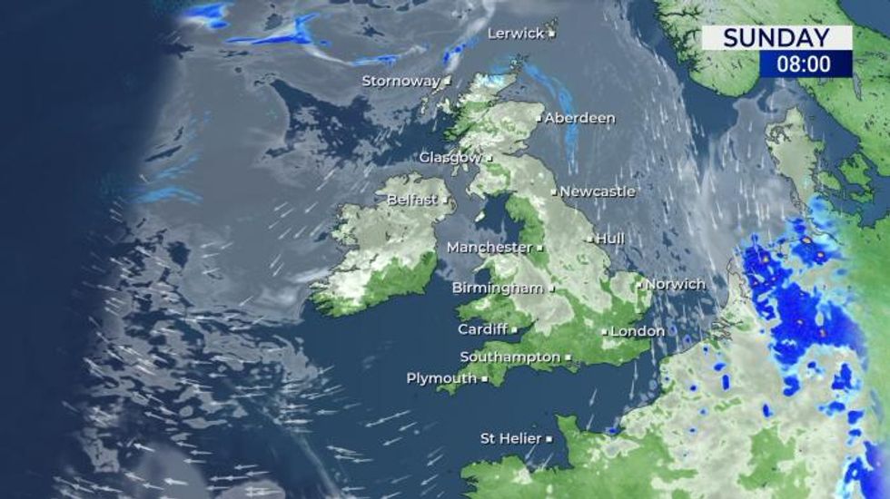 UK Weather: Bright spells will continue with western areas getting the best of the sunshine
