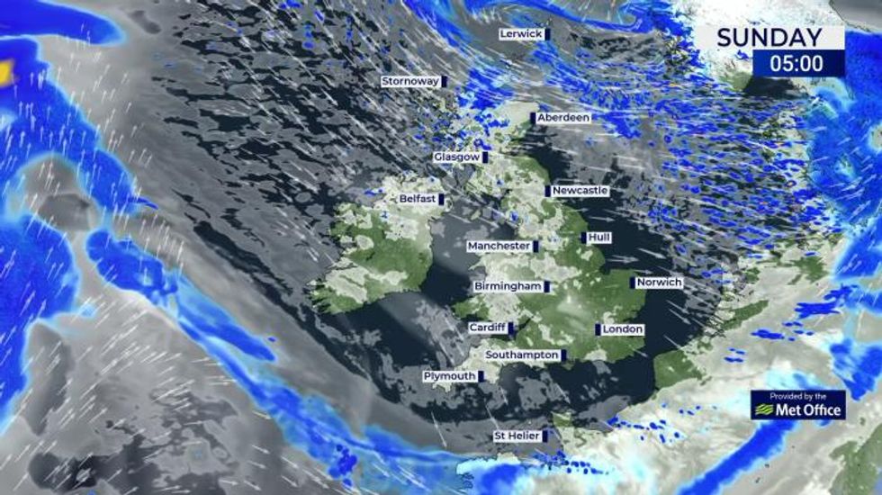 UK Weather: Windy today especially over Scotland