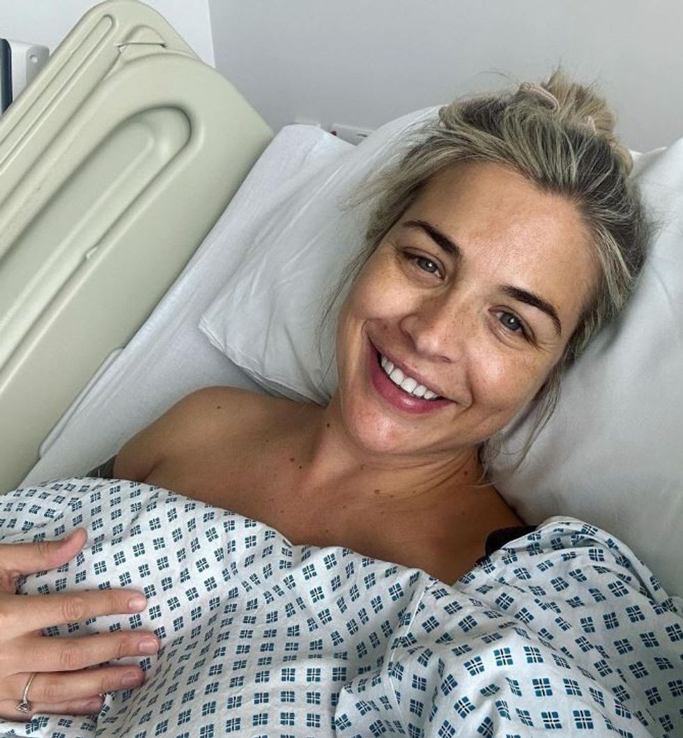 Gemma Atkinson in hospital