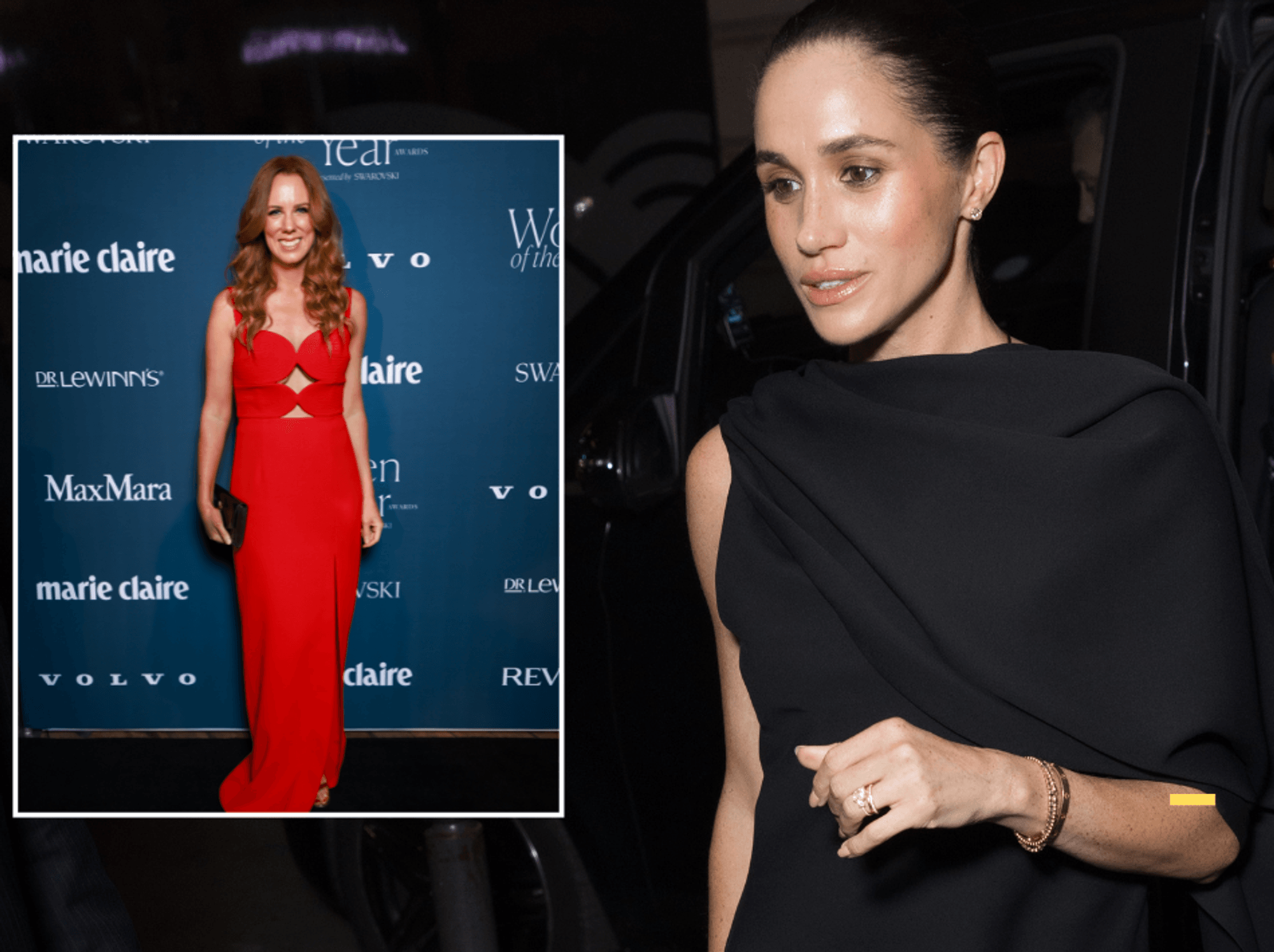 Gemma O'Neill and Meghan Markle