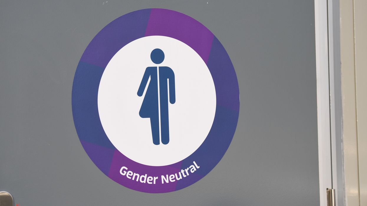 Gender-neutral toilet sign
