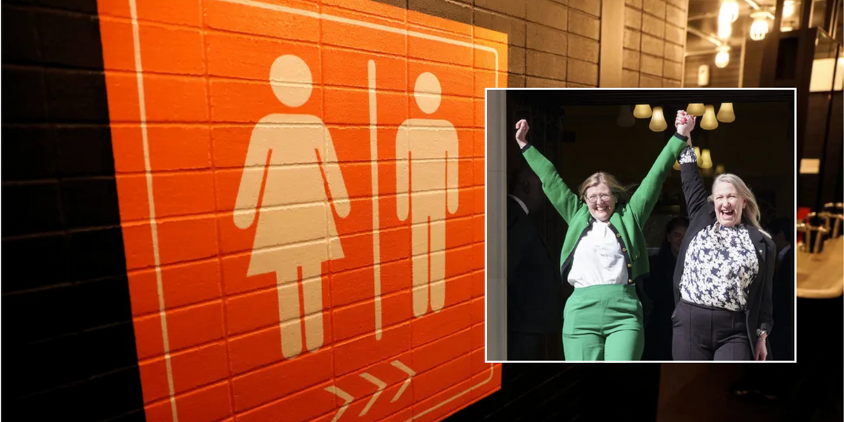 NextImg:Unions threaten to STRIKE over women-only toilets which 'segregate our trans and non-binary members'