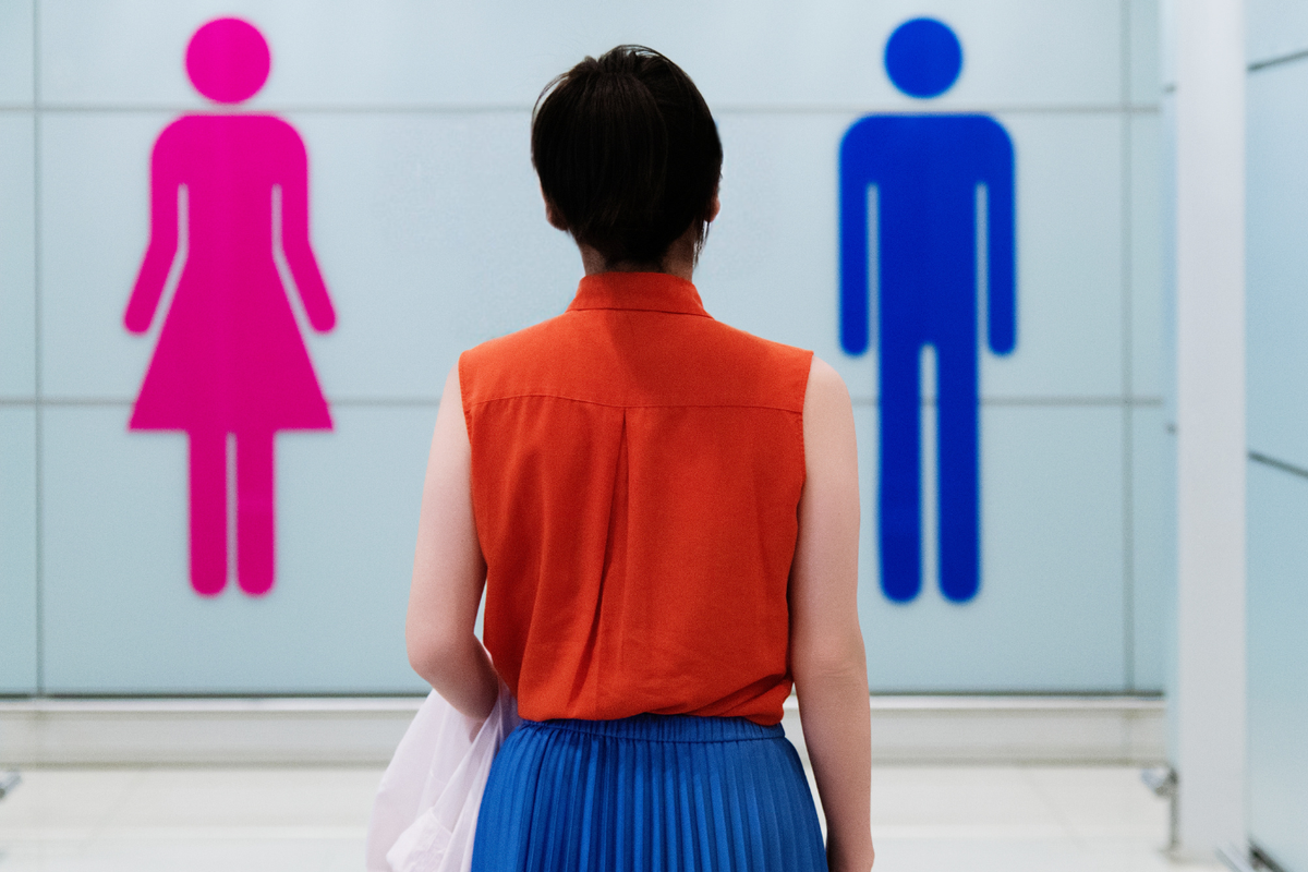Gender-segregated changing rooms
