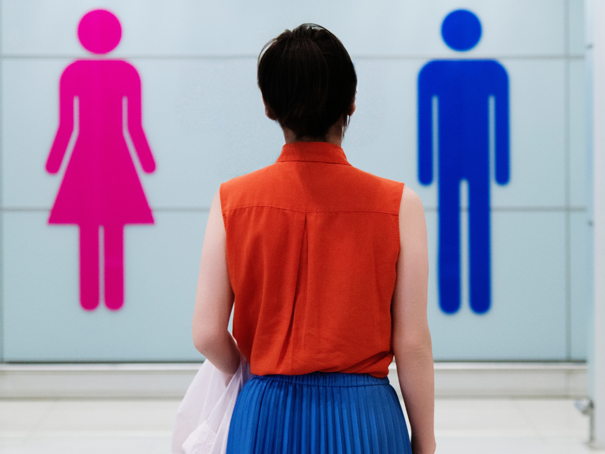 Gender-segregated changing rooms