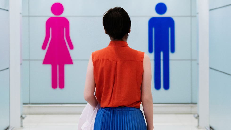 Gender-segregated changing rooms