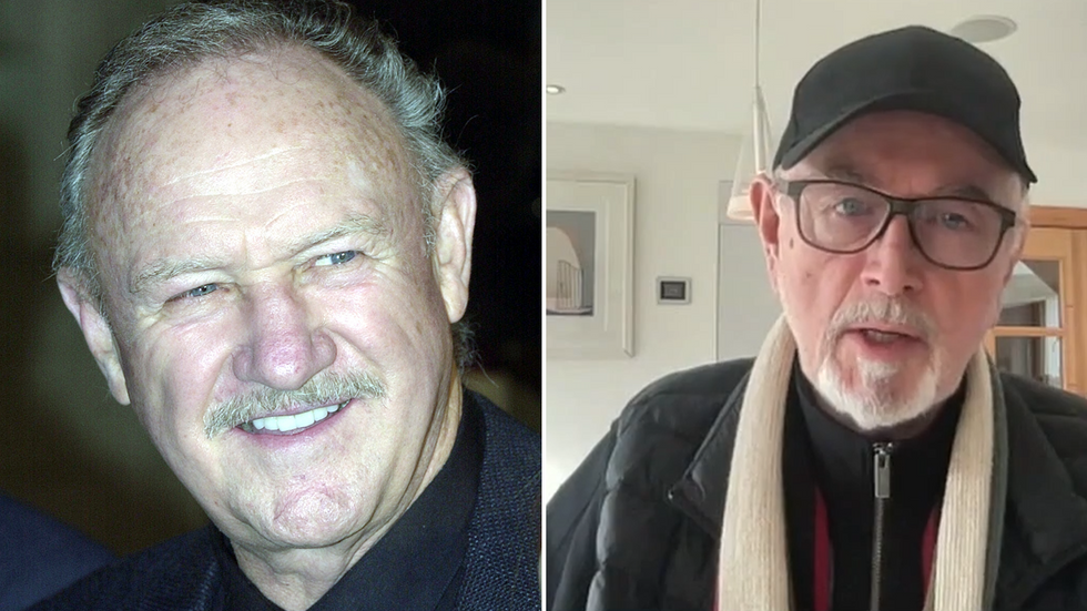 Gene Hackman and Peter Egan