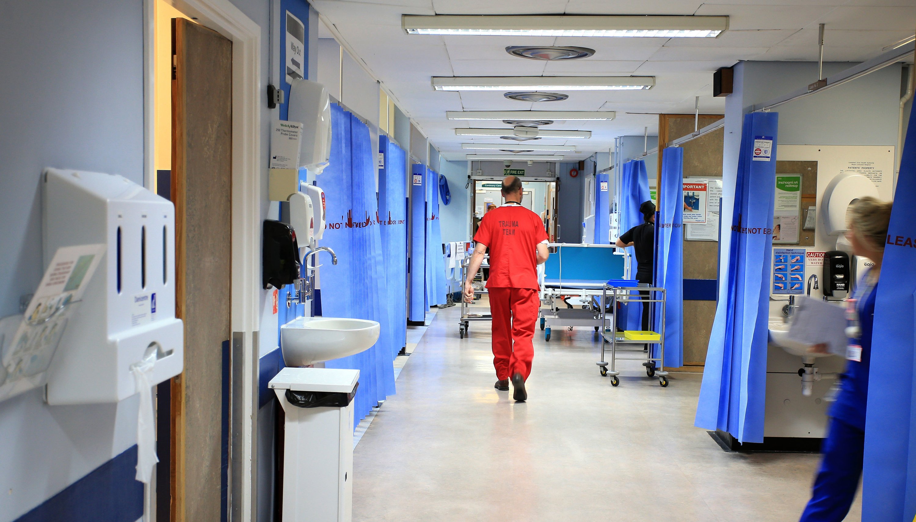 General view of a Scottish hospital.