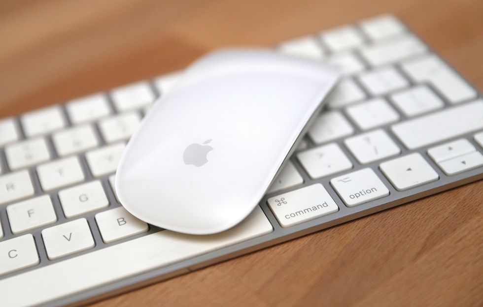 General view of an Apple branded mouse on top of an Apple keyboard. PA Photo. Picture date: Friday January 3, 2020. Photo credit should read: Andrew Matthews/PA Wire