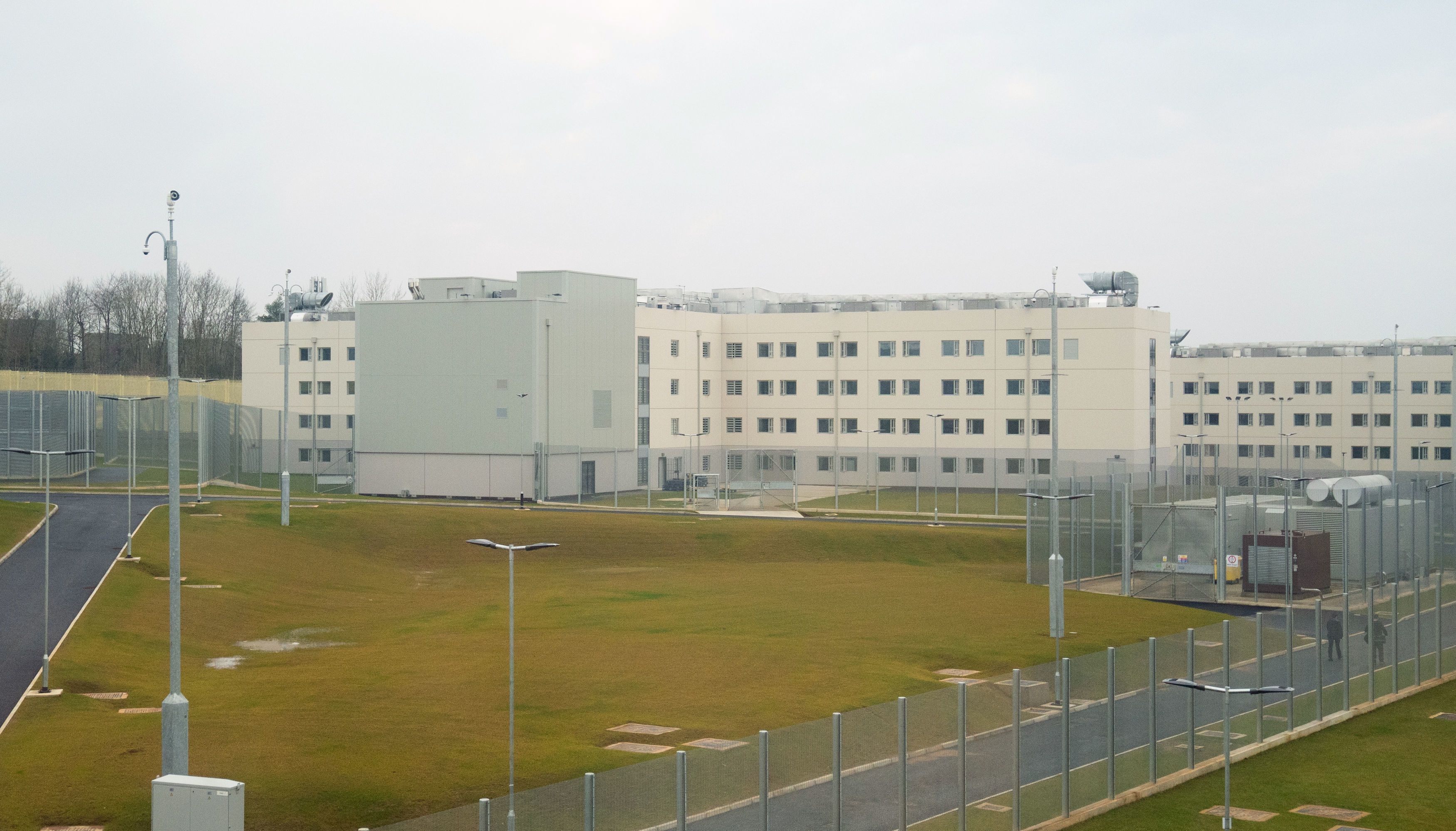 General view of category C prison HMP Five Wells in Wellingborough which has the highest number of prisoners with access to keys.