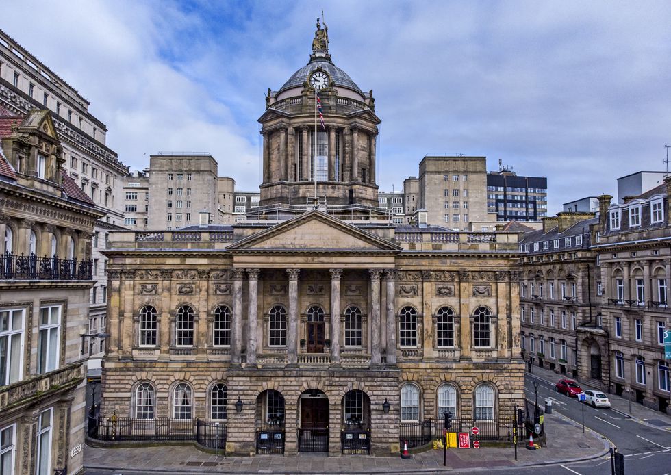 General View of Liverpool Town Hall, Castle Street, Liverpool. Tories could be running Liverpool for the first time since the 1960s next week with reports the Conservative government is likely to send in commissioners to take over the city council following corruption allegations. An investigation by Max Caller, a local government inspector, is expected to be made public next week. Picture date: Sunday March 21, 2021.