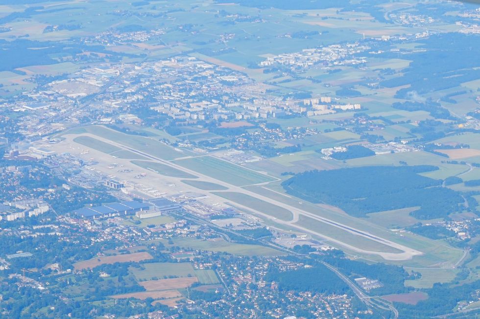 Geneva Airport from above