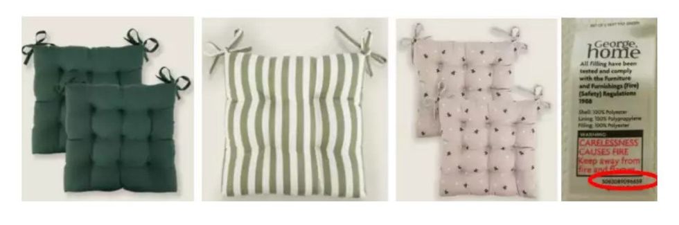 George at Asda Home Seat Pads