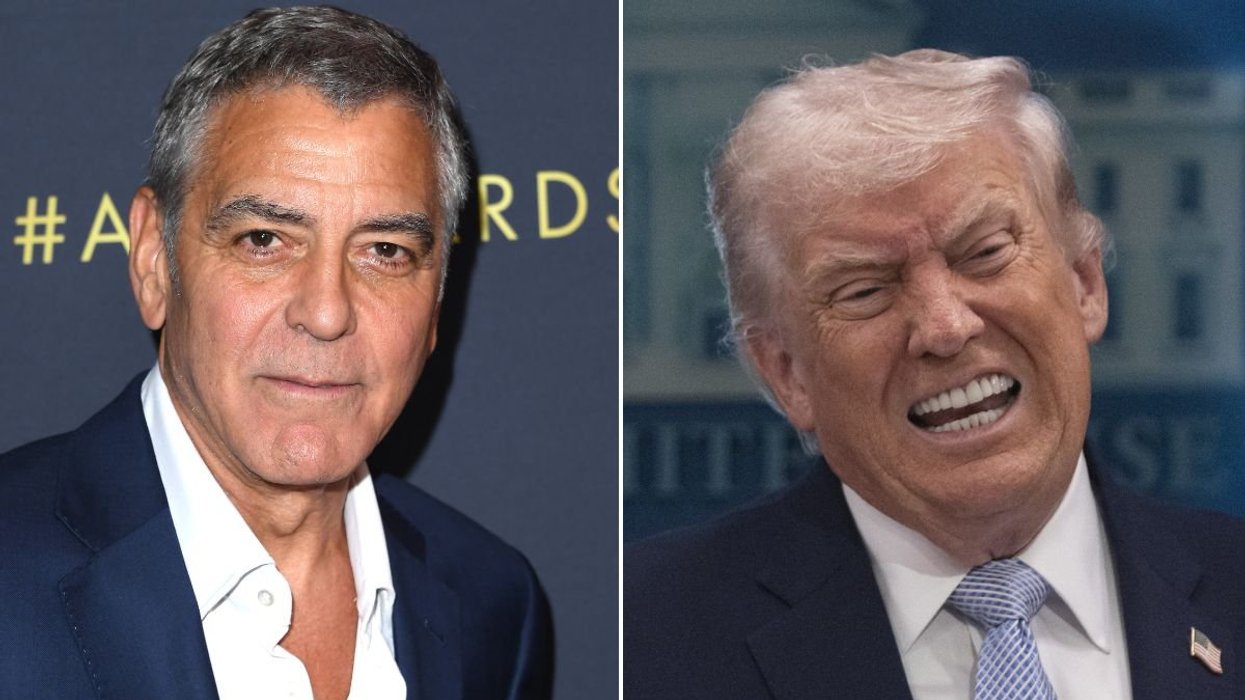 George Clooney and Donald Trump