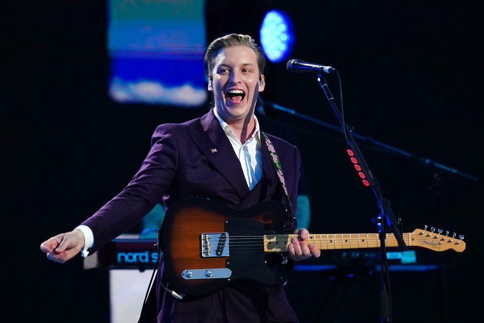 George Ezra performing during the Platinum Party at the Palace staged in front of Buckingham Palace, London on day three of the Platinum Jubilee celebrations for Queen Elizabeth II. Picture date: Saturday June 4, 2022.